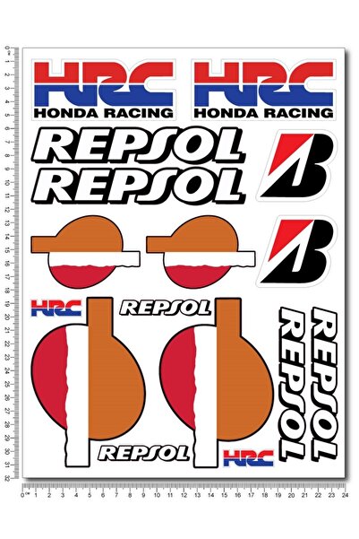 Redline Grafik Repsol Hrc Sticker Set