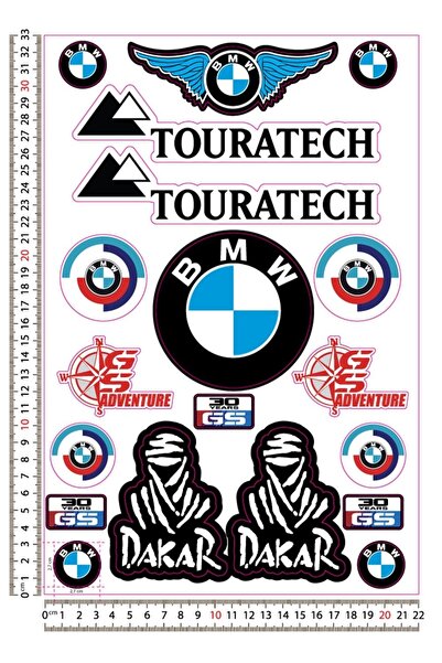 Redline Grafik Bmw Dakar Gs Sticker Seti