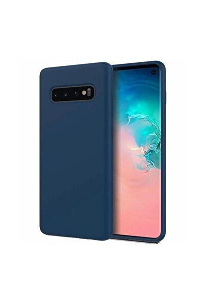 ZM STORE Samsung Galaxy S10e Kılıf Zore Premier Lacivert Silikon Kapak