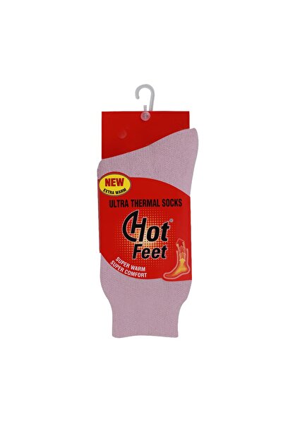 Hot Feet %90 Akrilik Yumuşak Dokulu Termal Kadın Çorabı