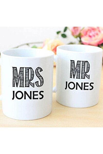 sıradışıhediyem Love Lover Couple Cups (Two Pieces Will Be Sent)