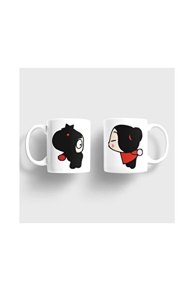 sıradışıhediyem Love Lover Couple Cups (Two Pieces Will Be Sent)