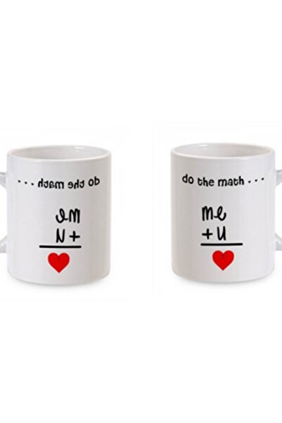 sıradışıhediyem Love Lover Couple Cups (Two Pieces Will Be Sent)