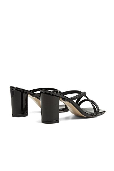 Pierre Cardin ® | Pc-52217-3478 Siyah Rugan - Kadın Topuklu Ayakkabı