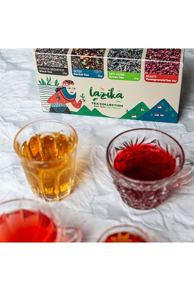 LAZİKA Bi Thank You Tea Set