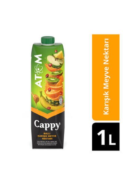 Cappy Atom Ballı Karışık Meyve Suyu Karton Kutu 1 L ( 9 Adet )
