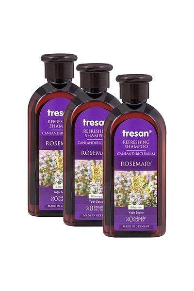 Tresan 300 ml x 3 Pieces Rosemary Revitalizing Care Shampoo