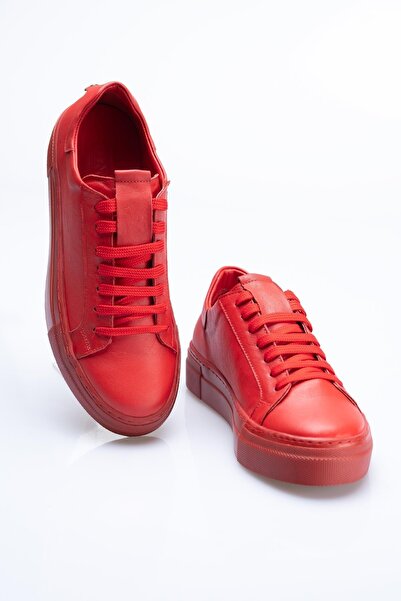 lizshoe Kırmızı - Hakiki Deri Kadın Spor Ayakkabı Snl 35222y
