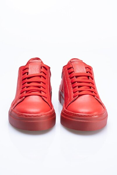 lizshoe Kırmızı - Hakiki Deri Kadın Spor Ayakkabı Snl 35222y