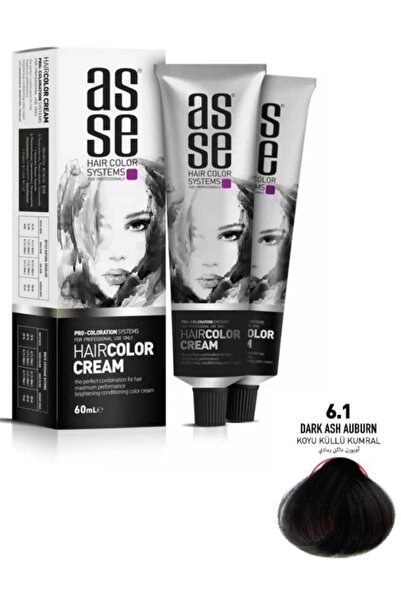 asse Hair Color Systems Saç Boyası Koyu Küllü Kumral 6.1 60 ml