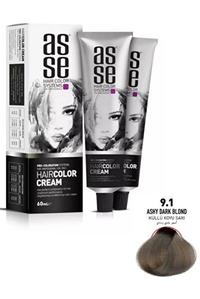asse Hair Color Systems Saç Boyası 60 Ml. -9.1 Küllü Koyu Sarı