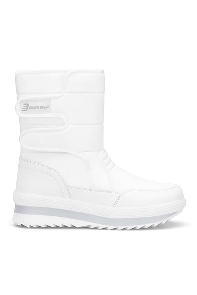 DARK SEER Weiße lange Damenstiefel