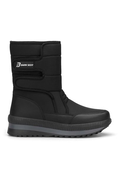 DARK SEER Schwarze lange Damenstiefel