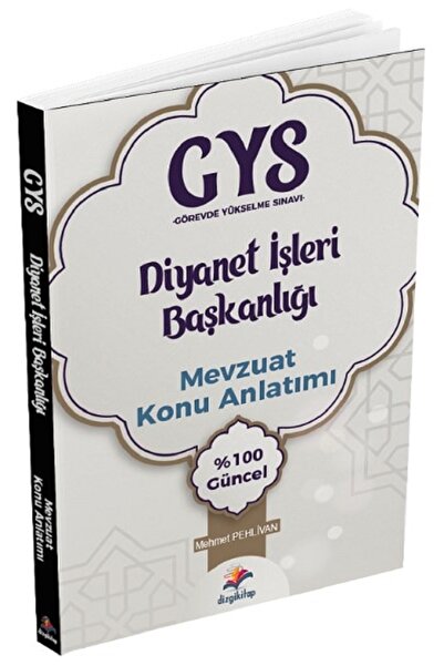 Dizgi Kitap Gys Diyanet Işleri Başkanlığı Mevzuat Konu Anlatımı Görevde Yükselme