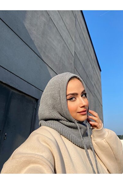 lurex moda Triko Başlık