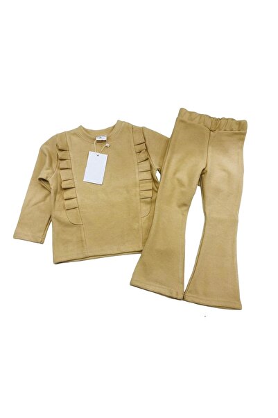 Pink Hippo Kids Detaljan volan za devojčice Rebrasto Selanik pletenje Tkanina...