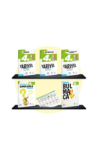 öğretmen evde Öğretmen Evde Yayınları 4. Sınıf Yarıyıl Tatil Seti