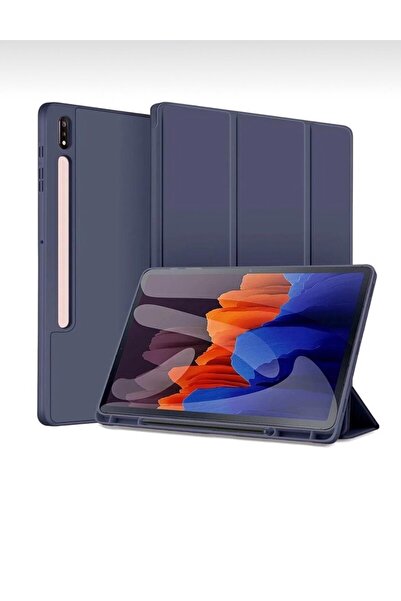 MECFC Samsung Galaxy Tab S8 Plus Wi-fi Sm-x800 Kılıf Smart Cover Kalem Bölmel...