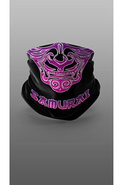 Yeles قناع ساموراي ملون لراكبي الدراجات النارية وياقة رقبة خارجية للجنسين