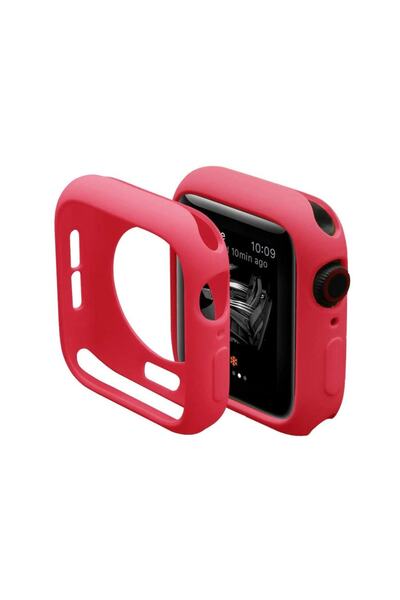 GREGOSS Apple Watch Seri 7 8 9 Uyumlu 45 Mm Önü Açık Soft Koruma Silikon Kılıf