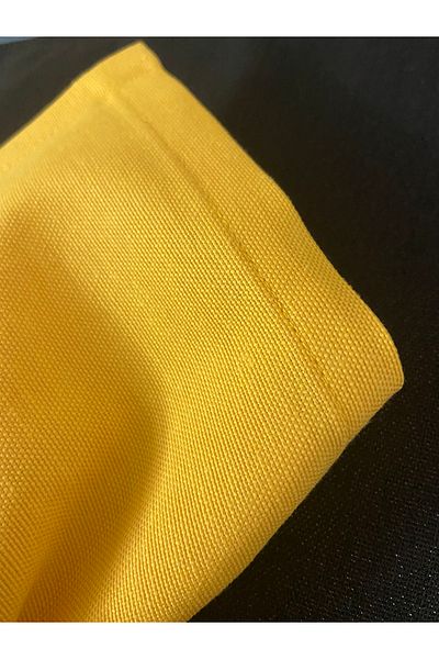 Zeren Home Set de 6 șervețele de servire din material textil, galben