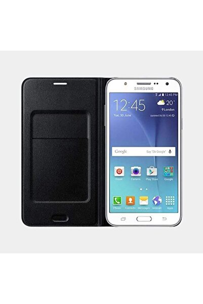 Samsung J7 Kartlıklı Kılıf Siyah Ef-wj700bbegww