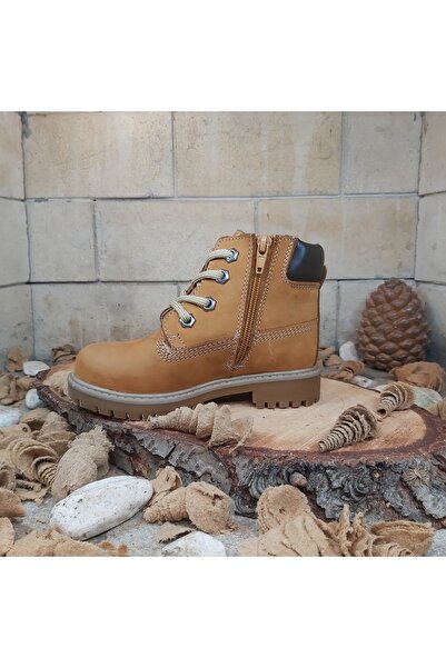 TRAİLER P736 Unisex Hakiki Deri Su Geçirmez Fermuarlı Giyimli Bot