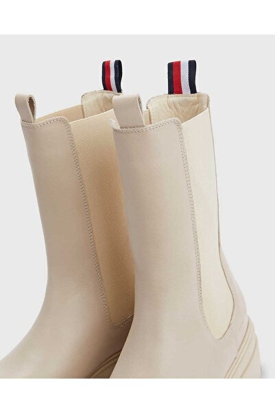 Tommy Hilfiger Kadın Monochromatic Chelsea Kadın Boot Fw0fw06730