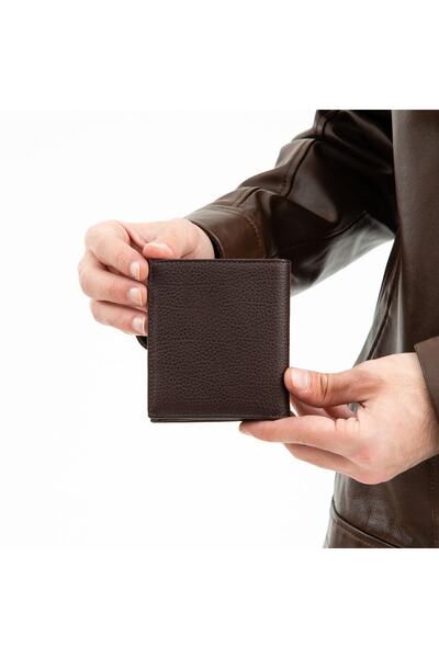 Tamer Tanca Δερμάτινο ανδρικό πορτοφόλι πορτοφόλι, θήκη κάρτας, μπρελόκ 710 111d Erk Czdn