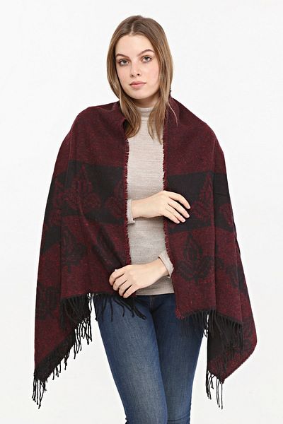 Ersperto Double Sided Stole Shoulder Shawl