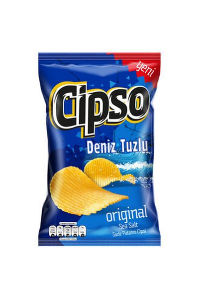 Cipso Serrated Plain Potato Chips 104 g (8 Pieces)