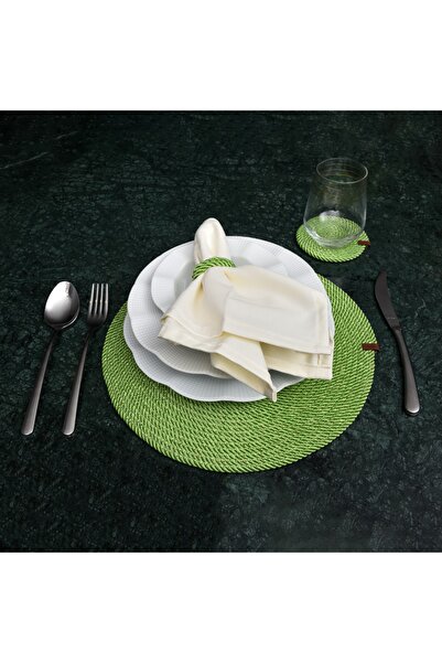 SILA TEKSTİL HALATCIM Amerikan Servis Supla Fıstıkyeşil 1 Adet