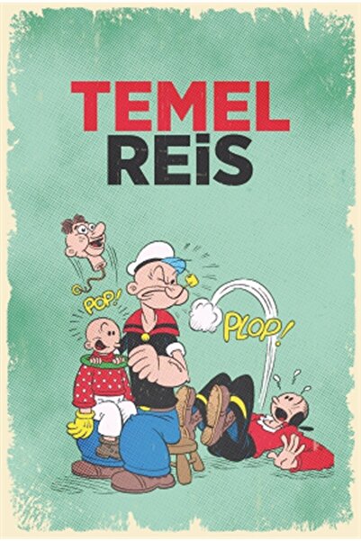 Hayat Poster Poster din lemn retro vintag Popeye