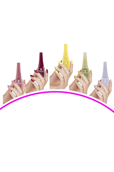 Deina 5 Adet Keratinli Besleyici Oje 14 Ml Set-3