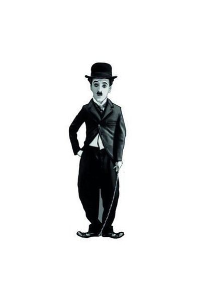 Aylak Adam Hobi Charlie Chaplin Cartoon Bookmark
