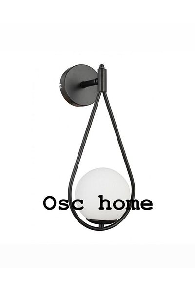 OSC HOME AYDINLATMA TASARIM Drop Wall Sconce Black