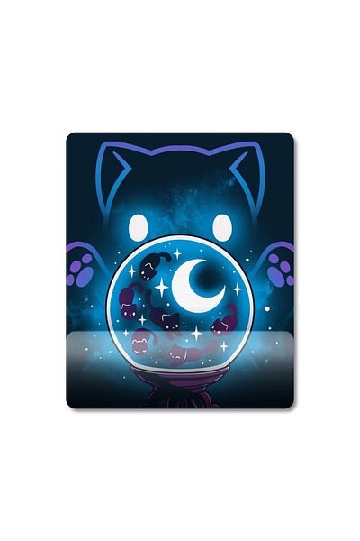 Pixxa موديل لوحة ماوس لدعم المعصم من Cosmic Cat Tarot Fortune - 1