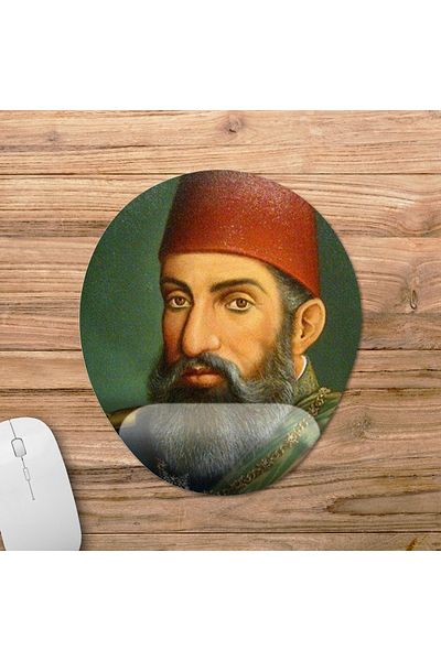 Pixxa سلطان الثانيموديل لوحة ماوس مع مسند للمعصم من عبد الحميد هان - 3 بيضاوي