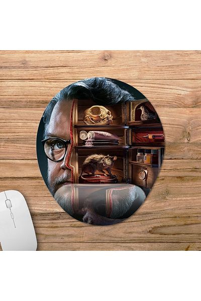 Pixxa نموذج لوحة الماوس المدعومة للمعصم من Cabinet Of Curiosities - 1 بيضاوي