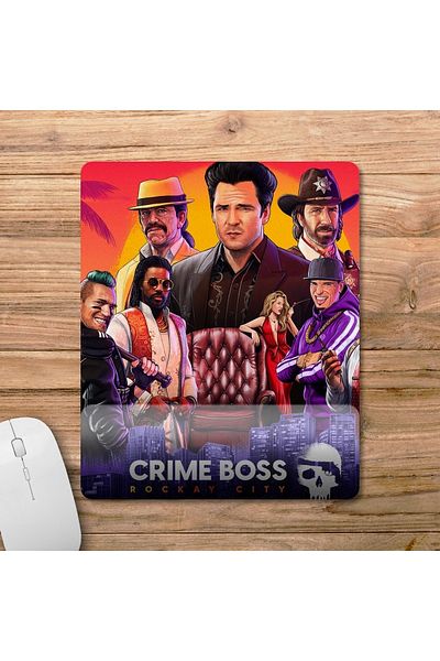 Pixxa Crime Boss: لوحة ماوس مدعومة للمعصم من Rockay City موديل - 1