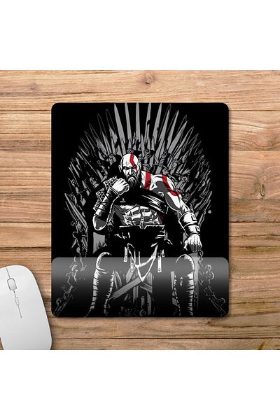 Pixxa God of War - Kratos - Game of Thrones لوحة ماوس مدعومة بالمعصم موديل - 1