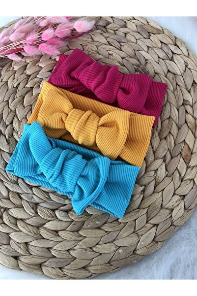 ALYAKİDS Baby Girl 3-Piece Bandana Set