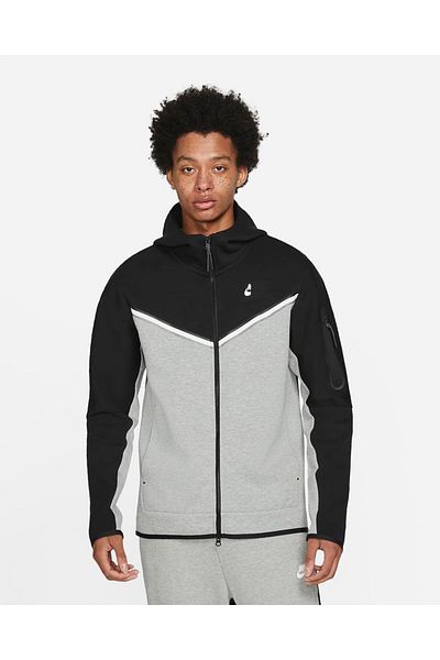 Cartel Tech Double Fleece Men's Tracksuit Set - Grey/black