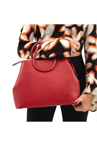 Tamer Tanca Women's Leather Shoulder Bag 898 6050 Bn Bag Sk 22/23