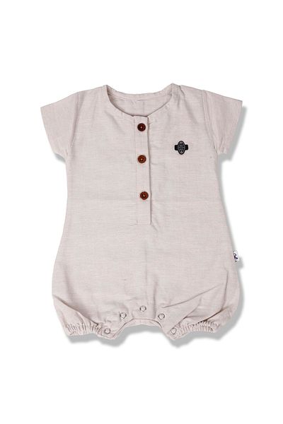 brako tekstil Baby Boy Buttoned Dress with Placket
