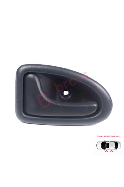 Bross Otomotiv Gray Interior Door Handle For Renault Megane 1 1995-2002 Product For Front And Rear Left Doors