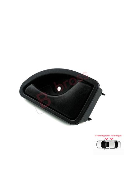 Bross Otomotiv Renault Kangoo Twingo Mk1 Compatible Inner Right Door Handle Black7700309314