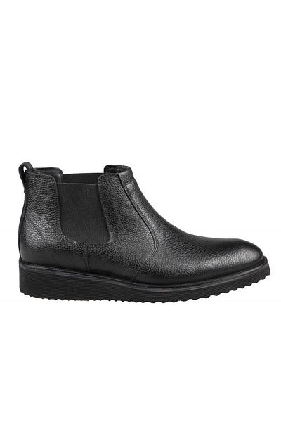 Fosco 7588 Γνήσιες Δερμάτινες Μαύρες Ανδρικές Μπότες