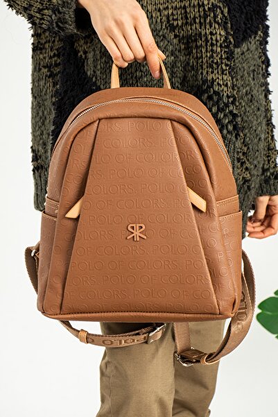 ImPolo حقيبة ظهر نسائية فانيسا تان مقاس 25x30