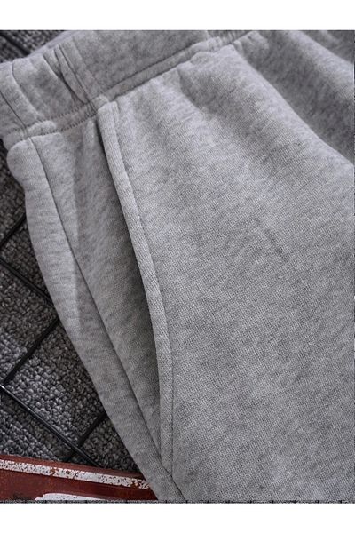 Mad&Calf Ανδρικό φούτερ Regular Fit με ελαστικά πόδια